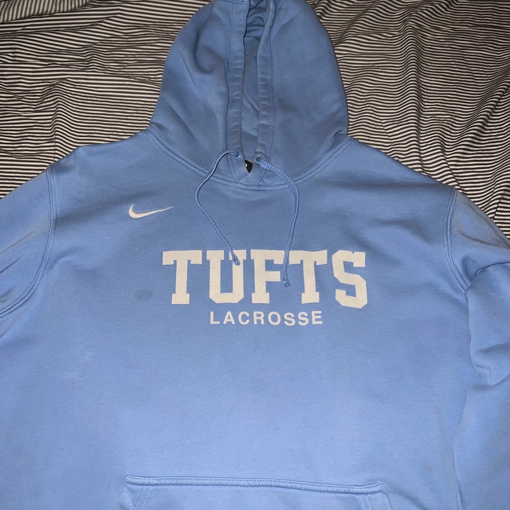 Nike Light Blue Tufts Lacrosse Hoodie